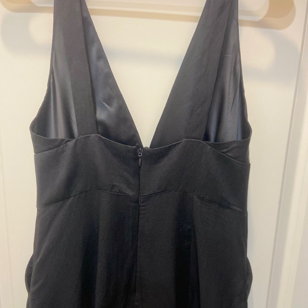 Nordstrom Bardot black linen jumpsuit